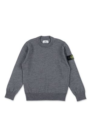 maglia in lana grigio STONE ISLAND KIDS | 8116509C4V0M67